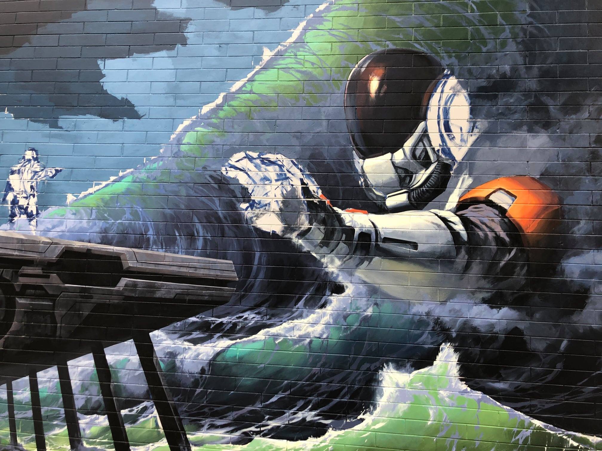 Mural Commissioned by Polish Consulate Celebrates 100th Anniversary of Polish Author Stanisław Lem