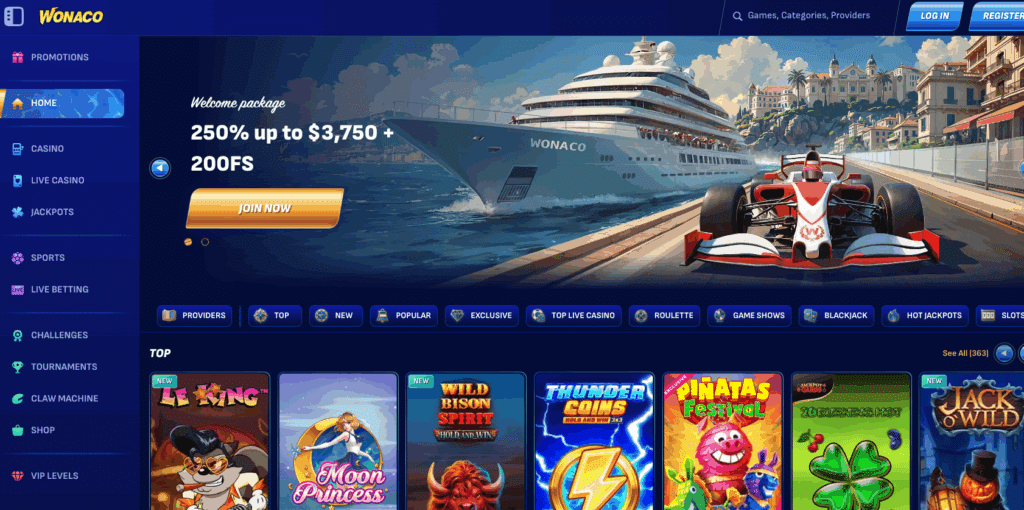 Wonaco Casino Canada